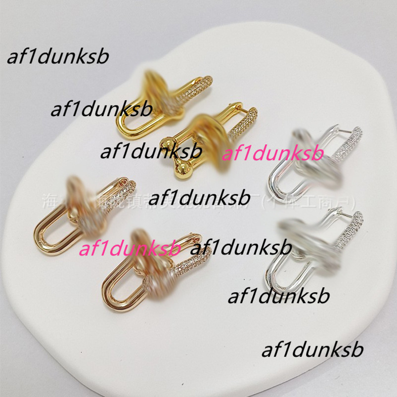 tiffamy and co 2026 Earrings Designer for Women Luxury jewelry Knot earring 925 silver plated with 18K gold Exquisite Unique Festival Vacatio tiffanyx tiffanys W036