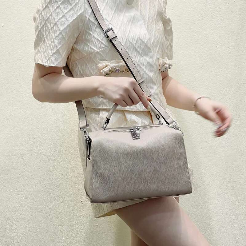 Genuine Large Capacity Women's Shoulder Crossbody Soft Leather Ladies Small Bag