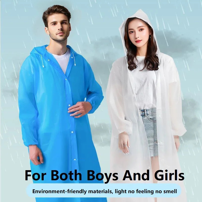 Rainwater Layers Waterproof Womens Raincoat Rain Cover Protection for Rainy Ponchos Folding Raincoat Trip Ponchos Waterproof 250421