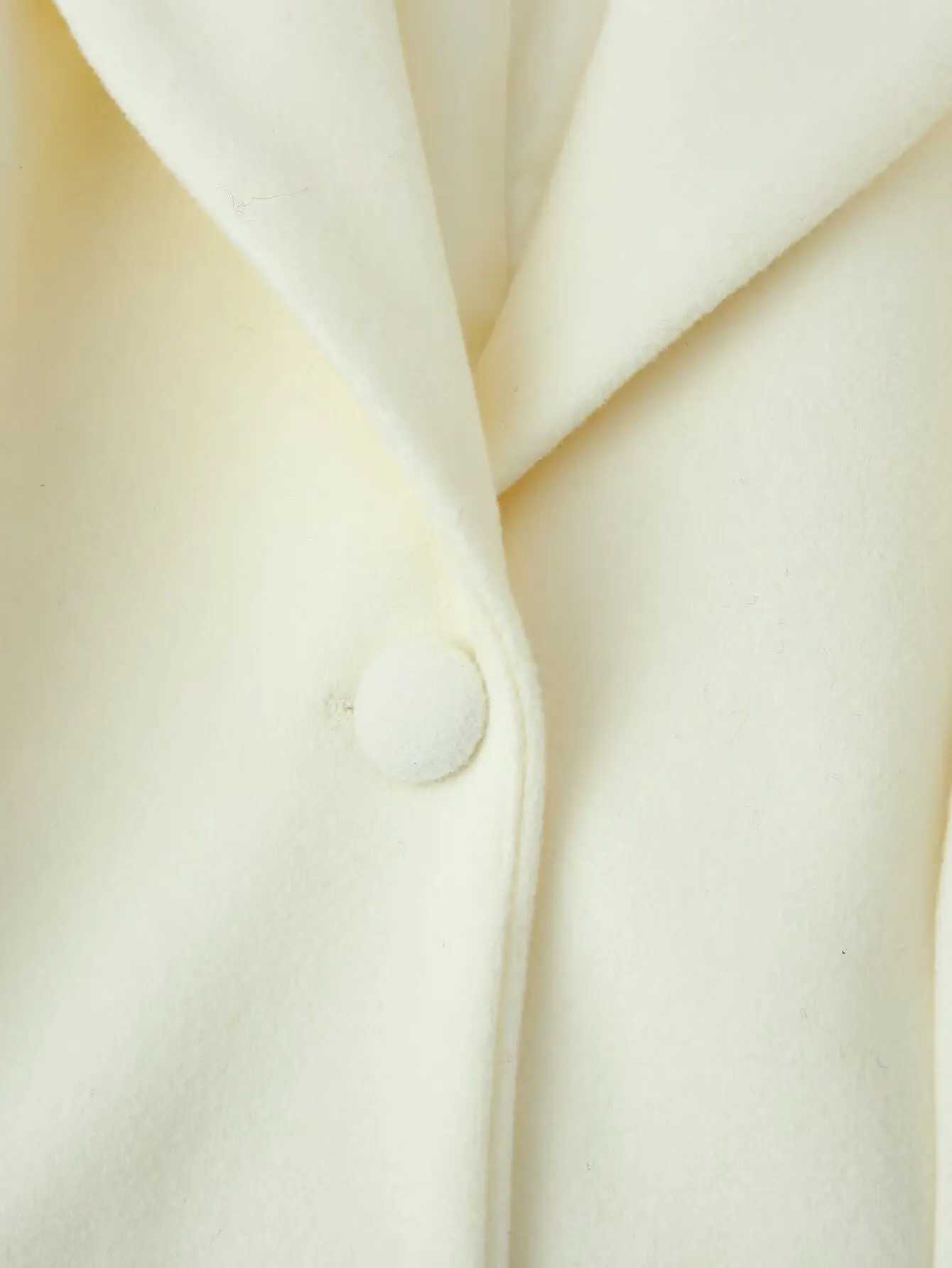 DiYiG WOMAN 2025 autumn new fashion lapel breasted long coat retro long sleeve waist coat Outerwear Mujer J251124