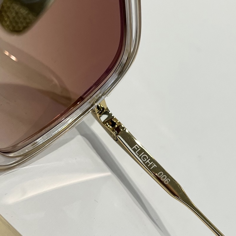 FLIGHT 006 Luxury Sunglasses High-Quality Titanium DTS Square Classic Retro Designer Brand Fashion Men Driving Vintage Trendy Travel Vacation UV400 IV