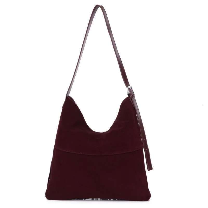 Designer Bag New Genuine Leather Frosted Anti Veet Tassel Bucket Bag, Fashionable Handbag Shoulder Crossbody Bag For Women