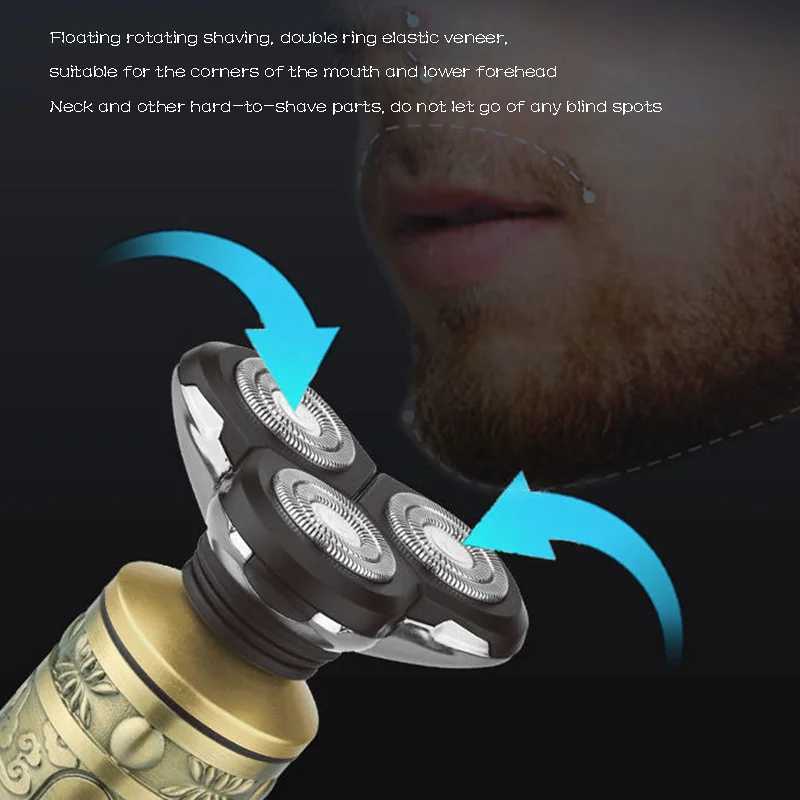 Kemei 6710 Electric Shaver Waterproof 3D Mens Wet Dry Electric Razor Beard Rechargeable Shaving Machine Wet Dry L251124