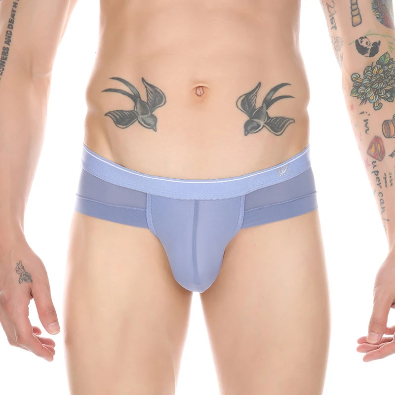 Summer mens underwear boxing raised ice silk fabric ultrathin breathable cool 250417