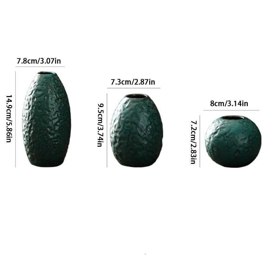 Vintage Vase Hydroponic Green Plant Simulation Flower Desktop Utensils Living Room Office Decoration Ornaments C251124