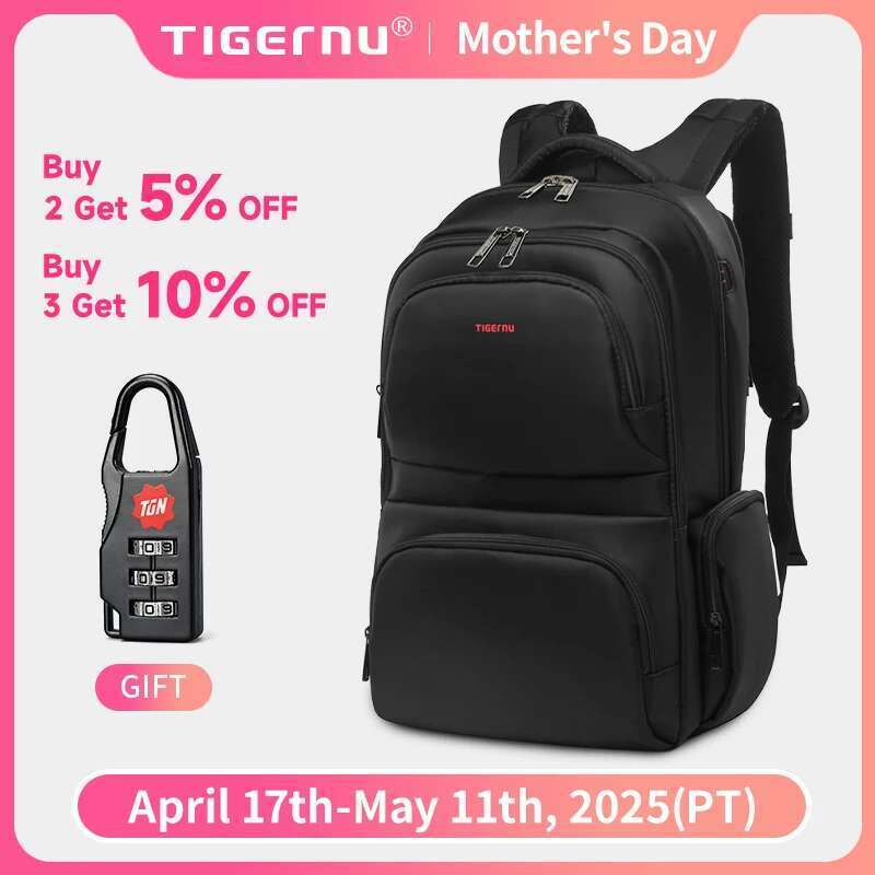 Designer bag Lifetime Warranty Anti Theft For Men 15inch Laptop Casual Travel Bag Schoolbag Male Cabin Backpack Mochila