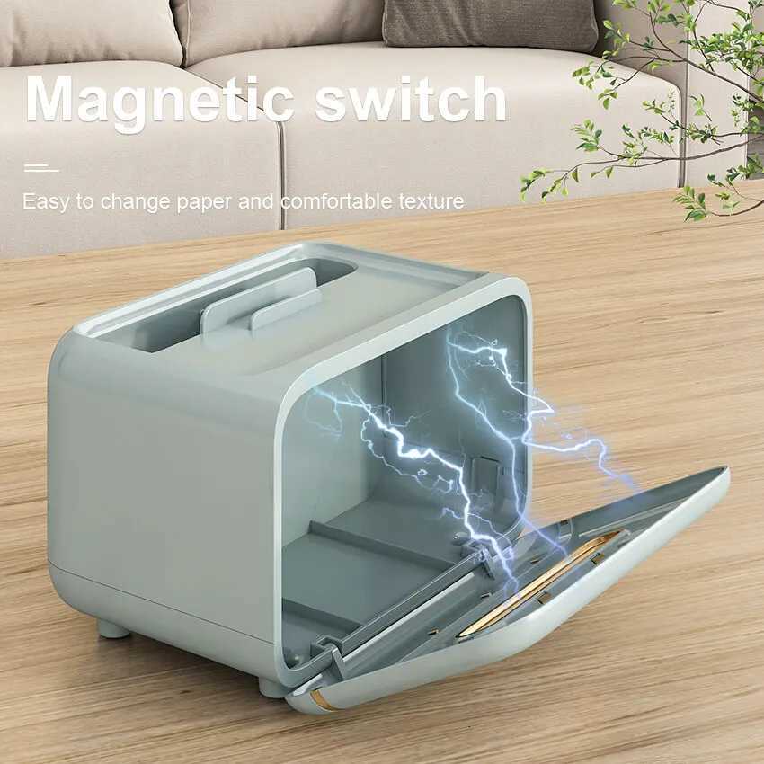 Desktop Tissue Box Removable Slight Luxury Decorative Handkerchief Case Paper Storage Box Home Office Car Nordic Plastic HolderM251124