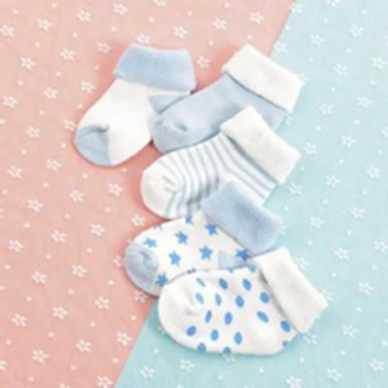 5Pairs Winter Warm Baby Plush SOCKS Cute Kids Floor Sock 0-3Year Boy Girl Thick Terry SOCKS Newborn Thermal Footwear G251124