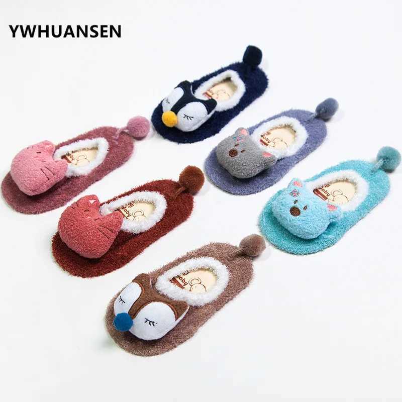 Winter Girls Socks For Toddlers Kids Cartoon Socks Footwear For Children Baby Socks For Boys Socks Non-sliding G251124