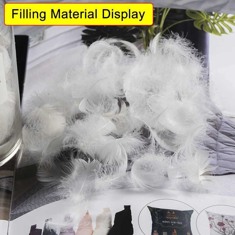 100 Cotton Goose down Feather Square Cushion Pad Filling 45x45cm 50x50cm 60x60cm Decorative Sofa Sitting Pillow Home Decoration G251124