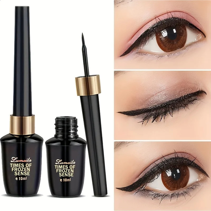 Lined with liquid tip fast drying waterproof colorless long term color eyeliner pen ultrathin 250418