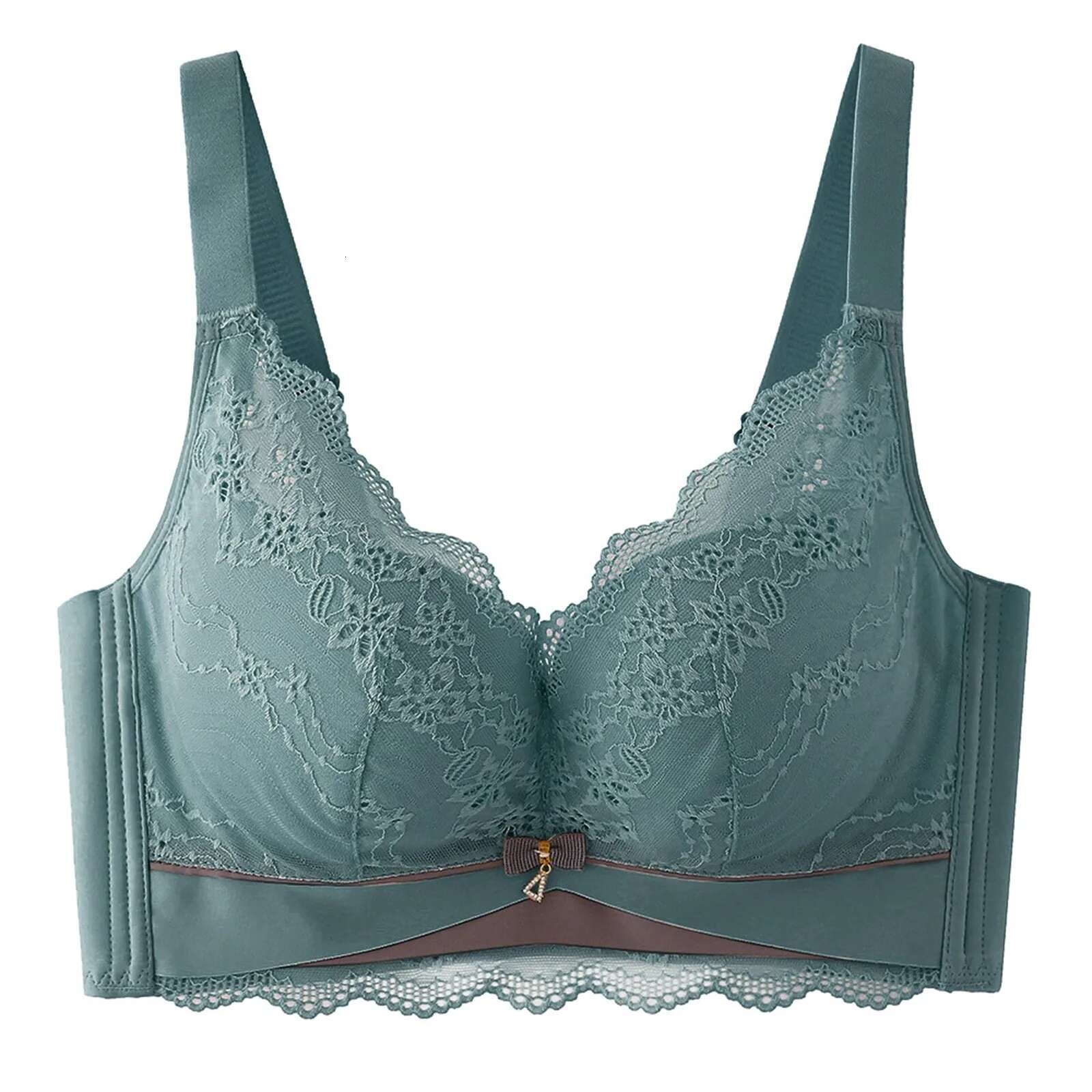 Dongdumaoyi Women Neck Bras Push Up Brassiere Ultra Thin Perspective Deep V Lace Sheer Plus Size Bra Female Underwear Sexy Gerie Women S Tight Underwe