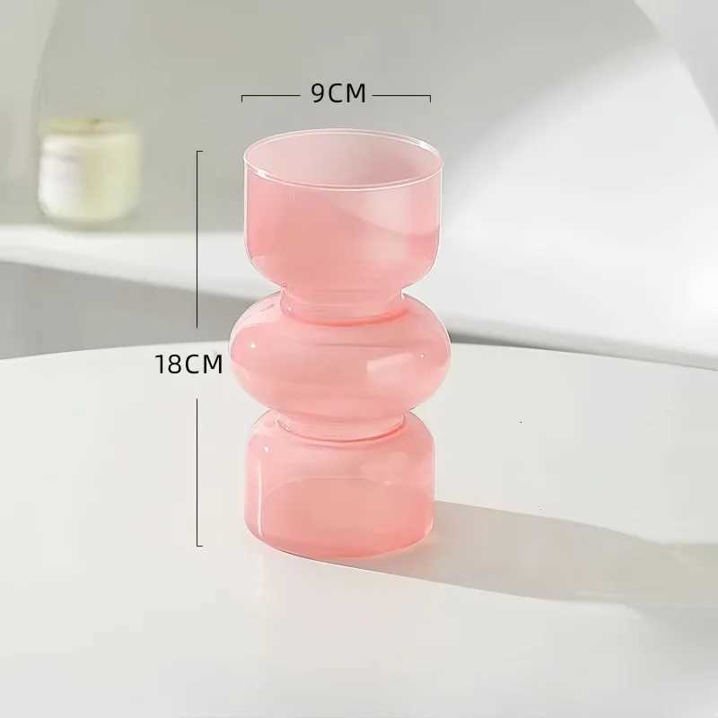 Nordic Creative Personty Retro Glass Vase Hydroponic Plant Table Vase DIY Flower Arrangement Container New C251124