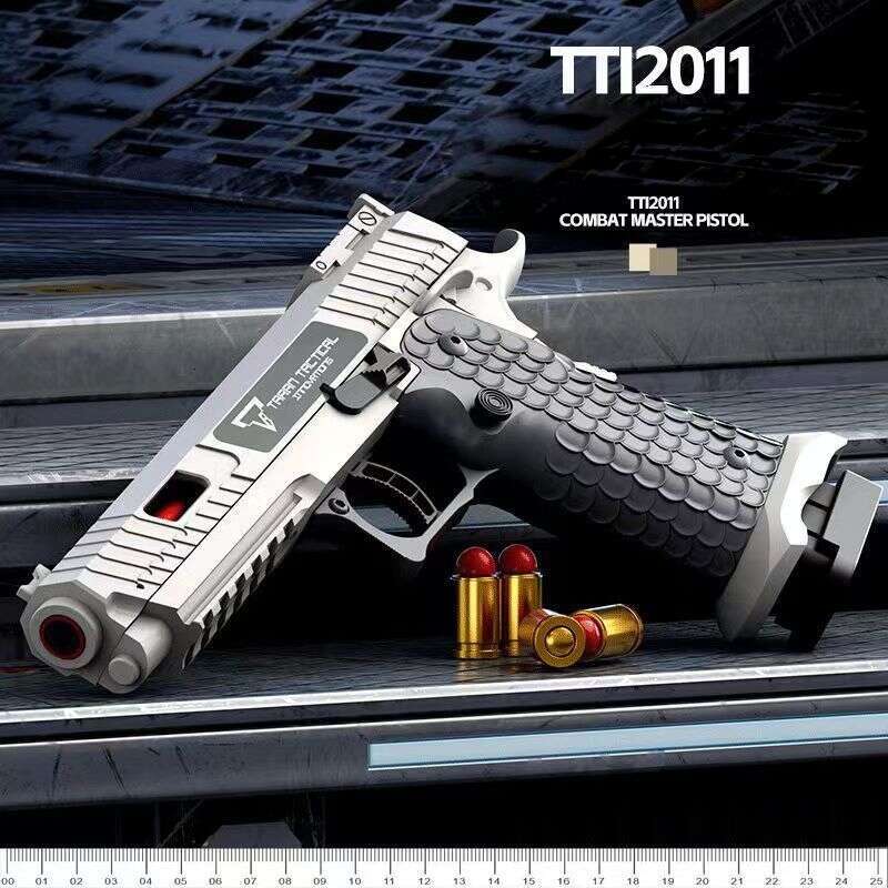 Mechanical Continuous Firing 2011 Sig17 Automatic Desert Eagle Toy Gun Shell Ejection Airsoft Pistol Soft Bullet Toy for Kids