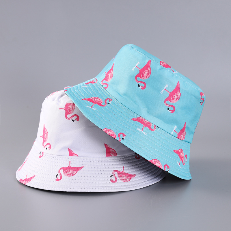 Flamingo printed bucket hat Y2K designer beanie bonnet winter hat luxe mens beanie designer winter hat beanie men hats designers women New style small - view 3