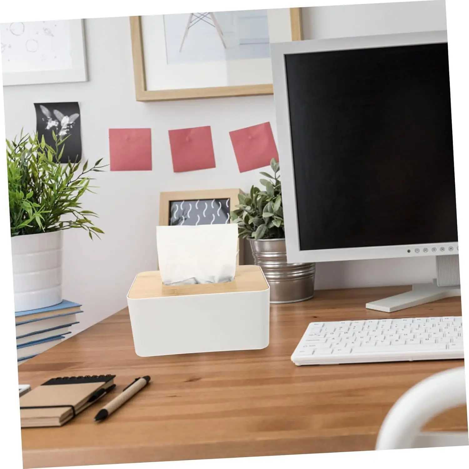 Tissue Box Napkin Holder Box Carton Container Bamboo Coer Solid Wood Hotel Storage Box Home Table DecorationM251124