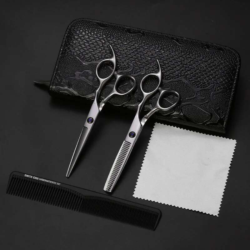 6.0 440C Steel Hairdresser Professional Salon Barber accessories Hairdressing Scissors