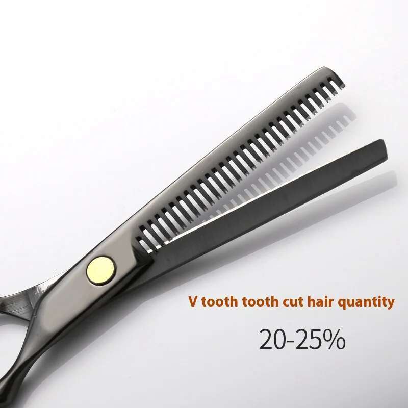 6.0Inch Barber Shop Professional Hairdressing Scissors,Straight Snips Thin Shredded Hair Thinning Scissors Household Applicable