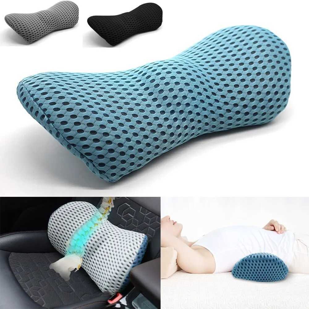 Breathable Memory Cushion Interior Accessories Bed Sleeping Pillow Car Seat Waist Pillow Lumbar Support Pillow Foam Car Cushion G251124