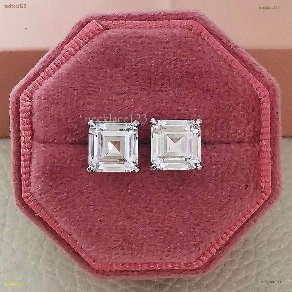 20 Styles Trendy Lab Moissanite Stud Earring Original Sterg Sier Party Wedding Earrings For Women Bridal Jewelry Perfect Gift