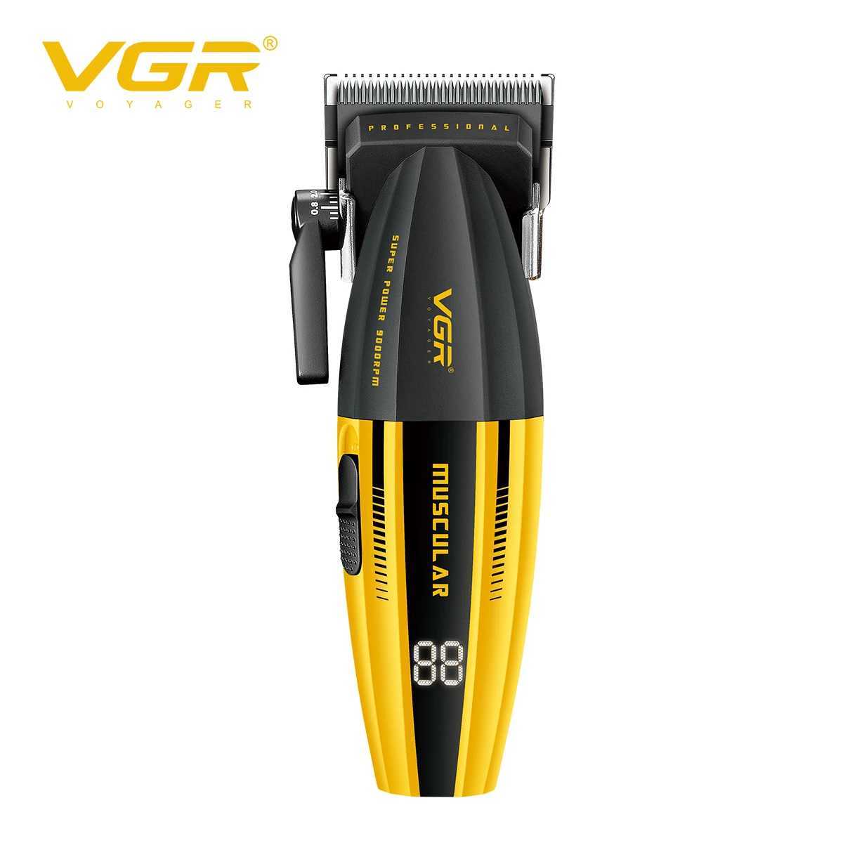 VGR Hair Clippers Professional Hair Trimmer Barber Clippers 9000 RPM Hair Cutting Machine Adjustable Trimmer for Men V-285 V-003 L251124