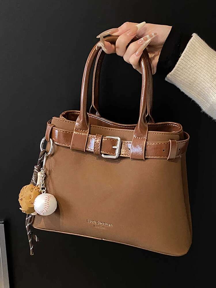 Imitation Suede Frosted Women's Handbag 2025 New Fashionable Multifunctional Designer Handbag Women's Delicate Small Handbag