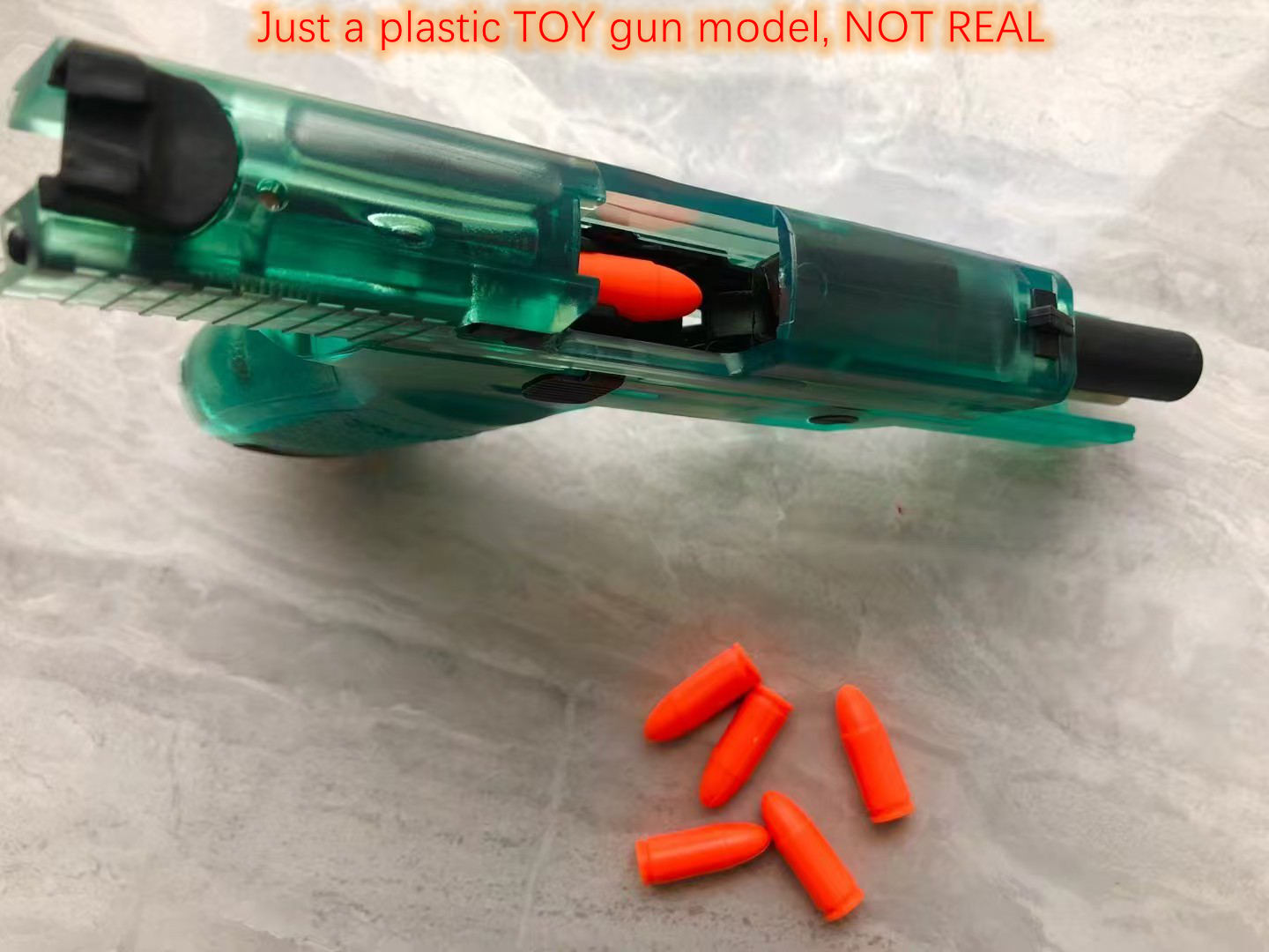 Plastic toy pistol gun Slg Sauer P250 Shell Ejecting Model Soft Bullets Ejected Manual Can Not Shoot Launcher EDC TOY Collection Prop Adult Children G