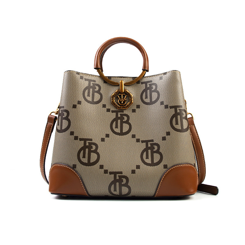Women's 2024 New Bucket High-End Feel, Hand-Held Bill Of Lading Shoulder Bag, Crossbody Large Capacity Fashionable Women's Bag