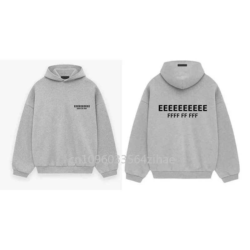 SS25 AlwaysOn Series Brand Mens Hoodies Chest Back Rubber Letter Hoodies Designer Brand Mens Oversized Hoodies M251124