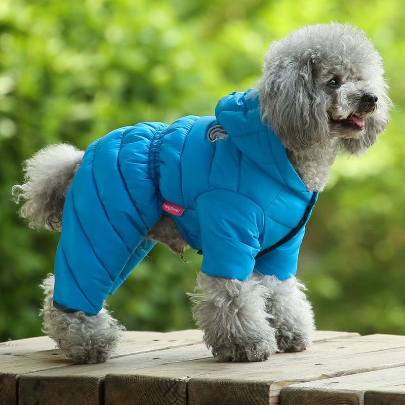 Designer Dog Clothes Winter Dog Apparel Waterproof Windproof Dogs Coats Warm Fleece Padded Cold Weather Pet Snowsuit for Chihuahua Poodles Bulldog Pom - view 9