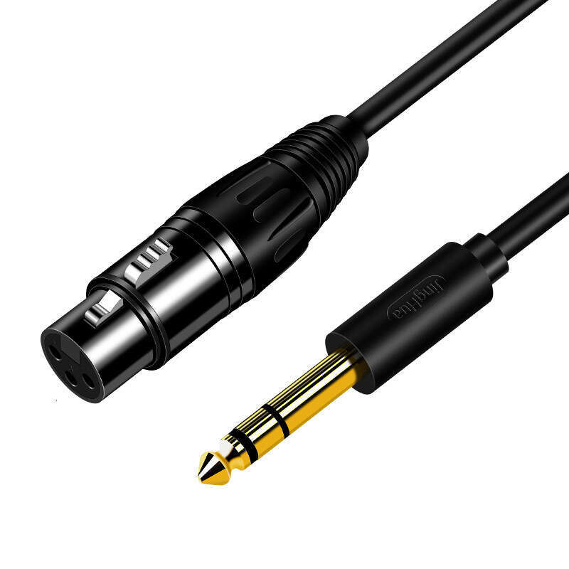 Jinghua 6.5mm Three-Core Balanced Microphone Mixer Speaker 6.35mm to XLR Female Audio Cable