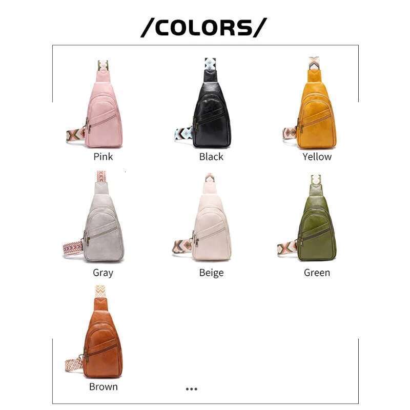 Designer Bag 2025 European And American Retro Casual Fashion Breast Solid Color Women's Messenger Bag Bohemian Fanny Pack Chest Bags Luxury Bag