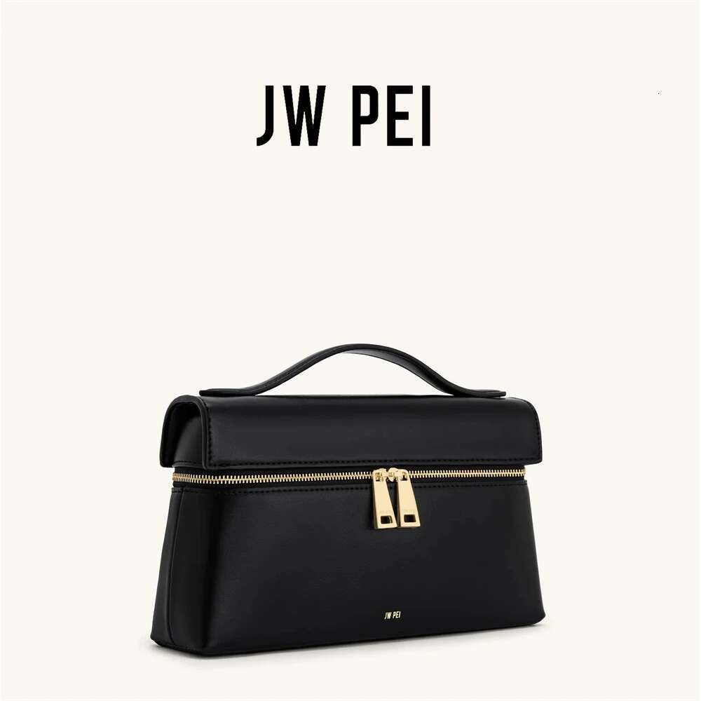 Designer Bag JW PEI Genuine Leather Women's Lunchbox Shoulder Bag 2025 Spring Commuter Fashion Handbag Top Handle Purse Crossbody