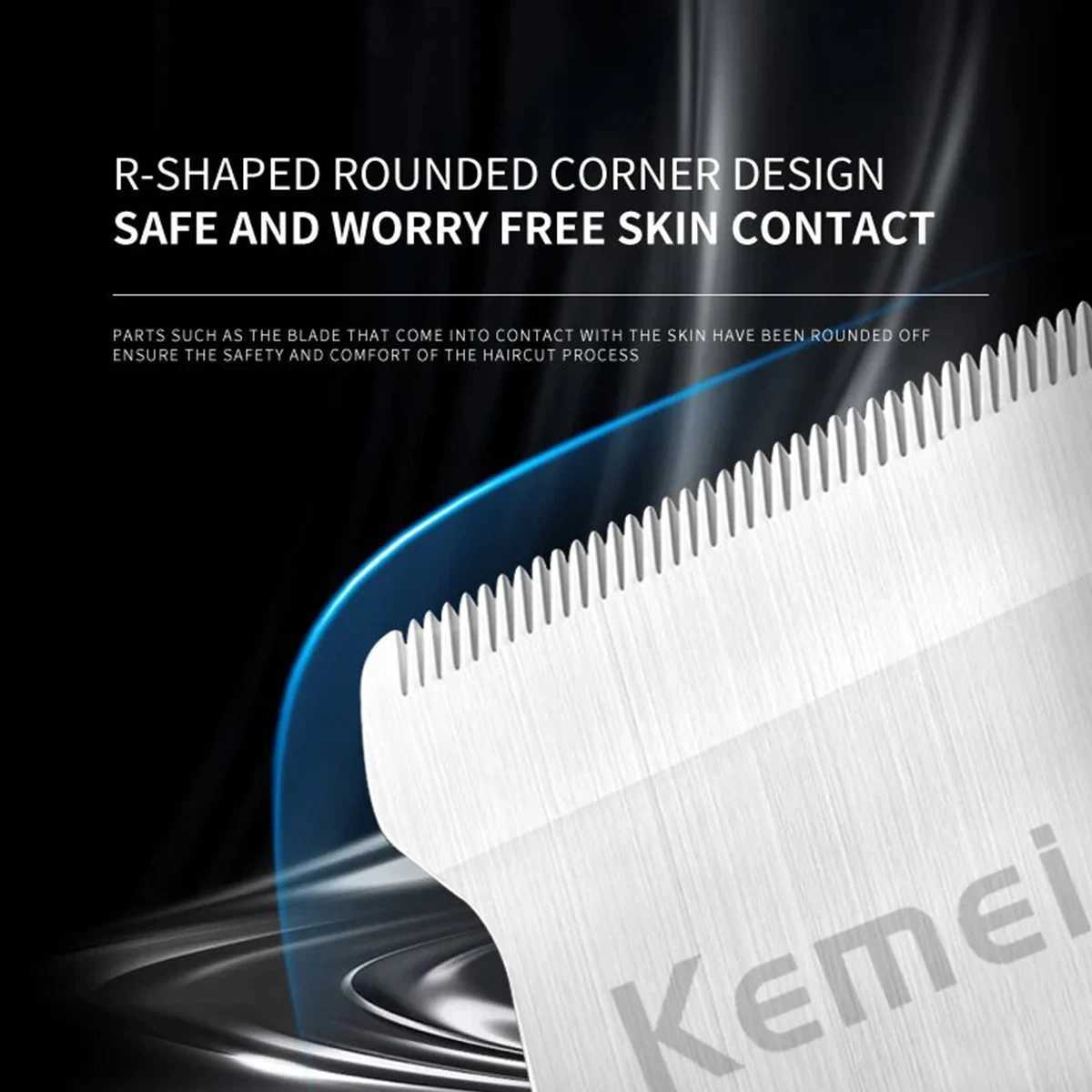 Kemei KM-2293 DLC T-Professional Finishing Machine Zero Gapped Clipper USB LED Display Full Metal Hair Trimmer Machine L251124