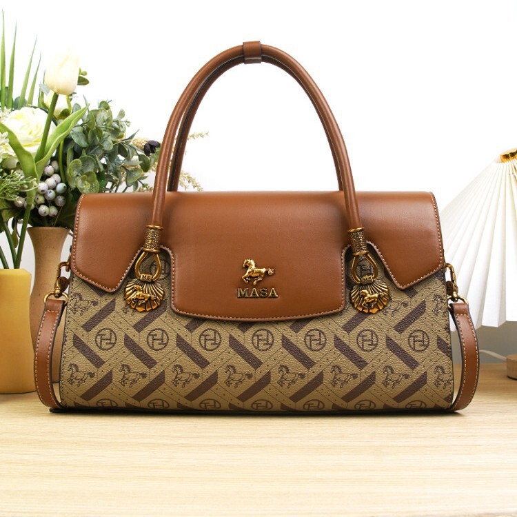 Bag New High End And Elegant Brand MASA Bag Light Luxury Handbag Printed Single Shoulder Crossbody Bag Tote Bag