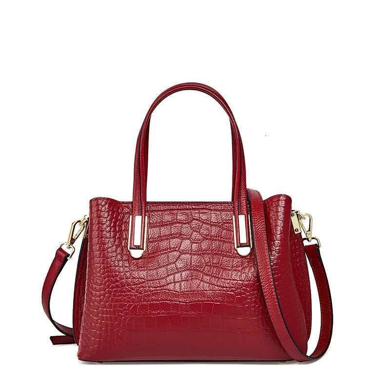 Designer Bag Zency 100% Genuine Leather Handbag Daily Casual Ladies Top-Handle Design Top Quality Women's Shoulder Bag
