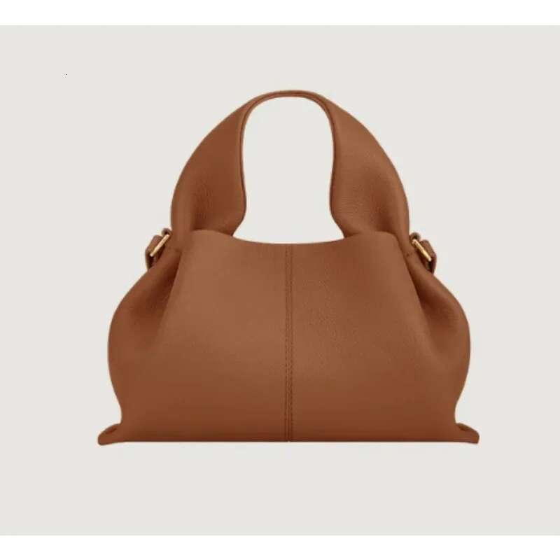 Designer Bag 2025 Ultra Premium With Lychee Pattern Cowhide Dumplings, Handheld Crossbody Bag, Handbag, Women's Minimalist Cloud Bag Luxury Bag