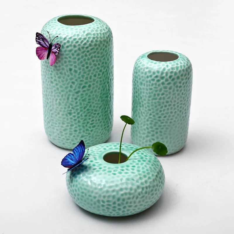 Hydroponic Ceramic Vase Flower Nordic Luxury Ikebana Modern Small Vase Design Creative Florero Aesthetic Room Decor Jarron FYVS C251124