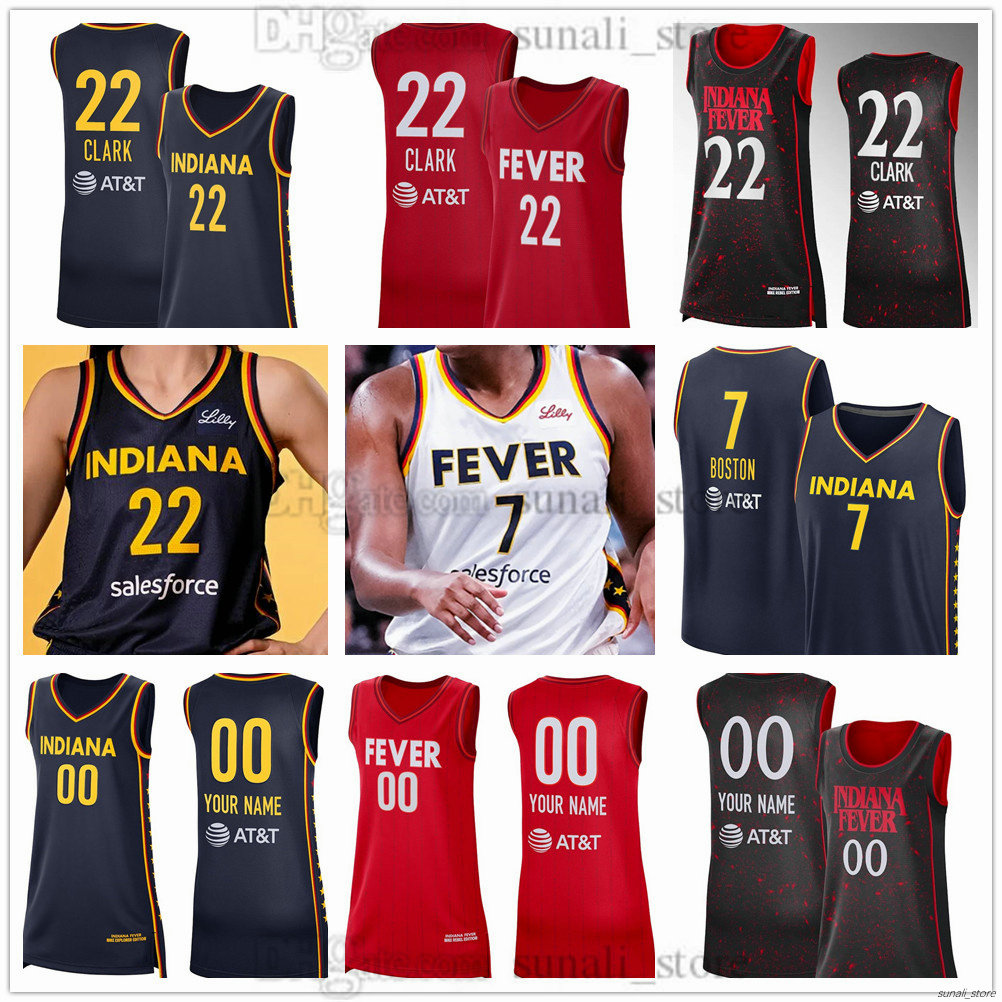 2025 Fever Women Basketball Jerseys 22 Caitlin Clark 0 Kelsey Mitchell 7 Aliyah 10 Lexie Hull 6 Natasha Howard 21 Makayla Timpson Hall Ejim 8 Sophie Cunningham Printed
