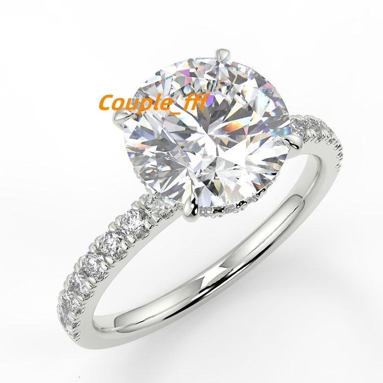 Moissanite Diamond Pt900 Platinum Ring Price White Gold Rings for Women