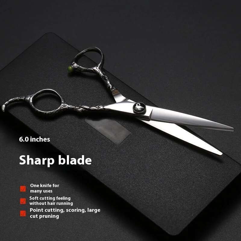 6.0 Inch ATS314 Straight Tooth Hairdressing Salon Hair Stylist Professional Hair-cutting Scissors Set