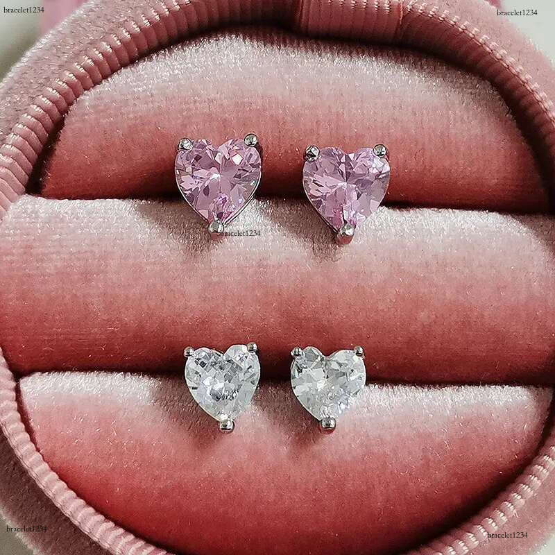 20 Styles Trendy Lab Moissanite Stud Earring Original Sterg Sier Party Wedding Earrings For Women Bridal Jewelry Perfect Gift