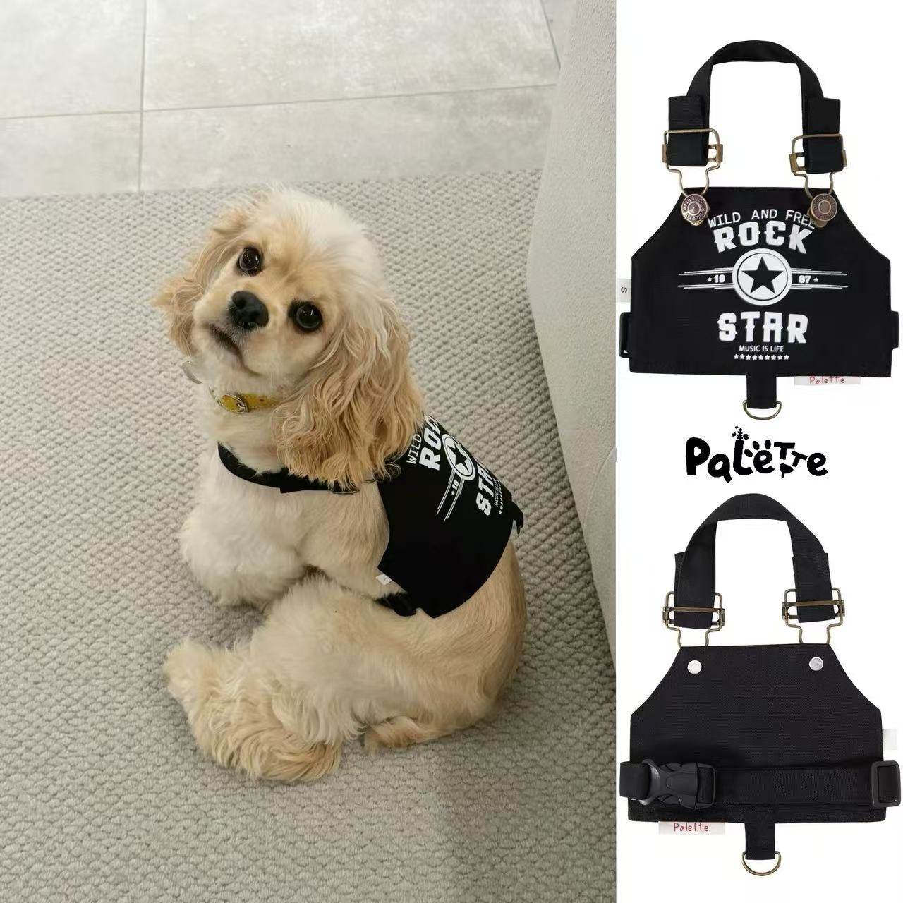 T00056Medium-sized dog clothes summer thin striped shirt comfortable breathable anti-shedding large dog Labrador Golden Retriever