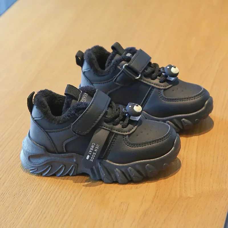 Winter Kid Casual Sneakers Boy Girl Running Sports Slip Resistant Toddler Baby Warm Cotton Shoes Fashion Children Footwear H260305