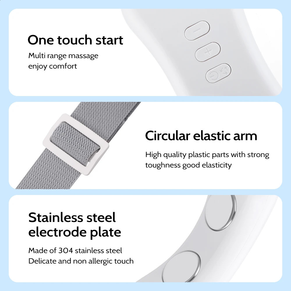 EMS Microcurrent Facial Massager Double Chin Reducer Vibration Heating Skin V Line Face Slimming Lifter Belt 250418