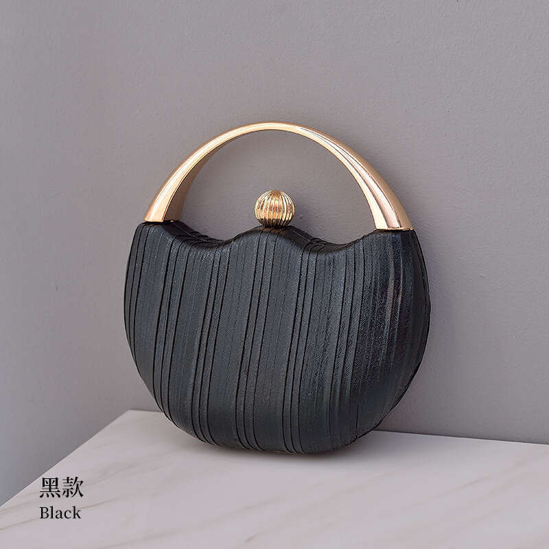 Dinner Bag Women S Round Party Wallet One Shoulder Dress Bag PU Banquet Handbag KQ