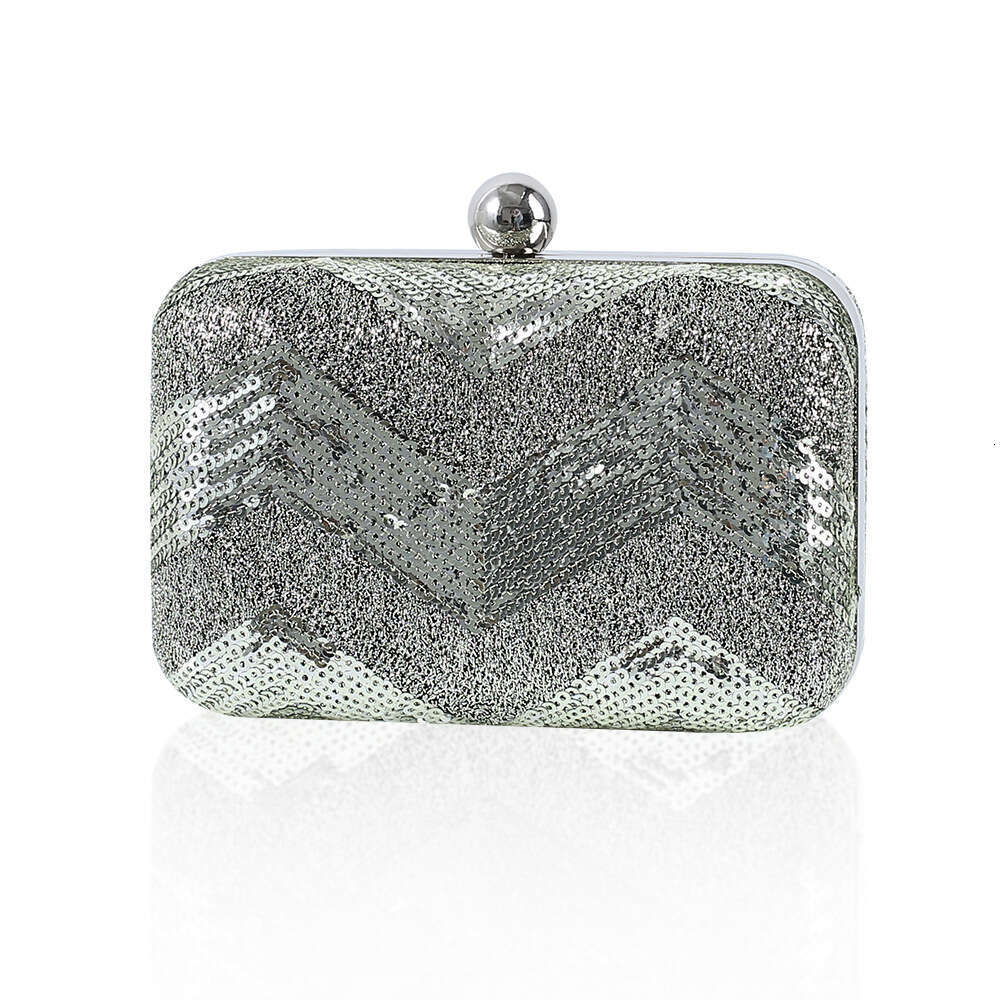 Dinner Bag Fashionable Portable Mini Sequin Party And Dinner Prop Hand Held Bag Crossbody Small Bag KQ