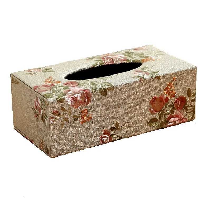 European-Style Leather Paper Box Creative Car Household Tissue BoxM251124