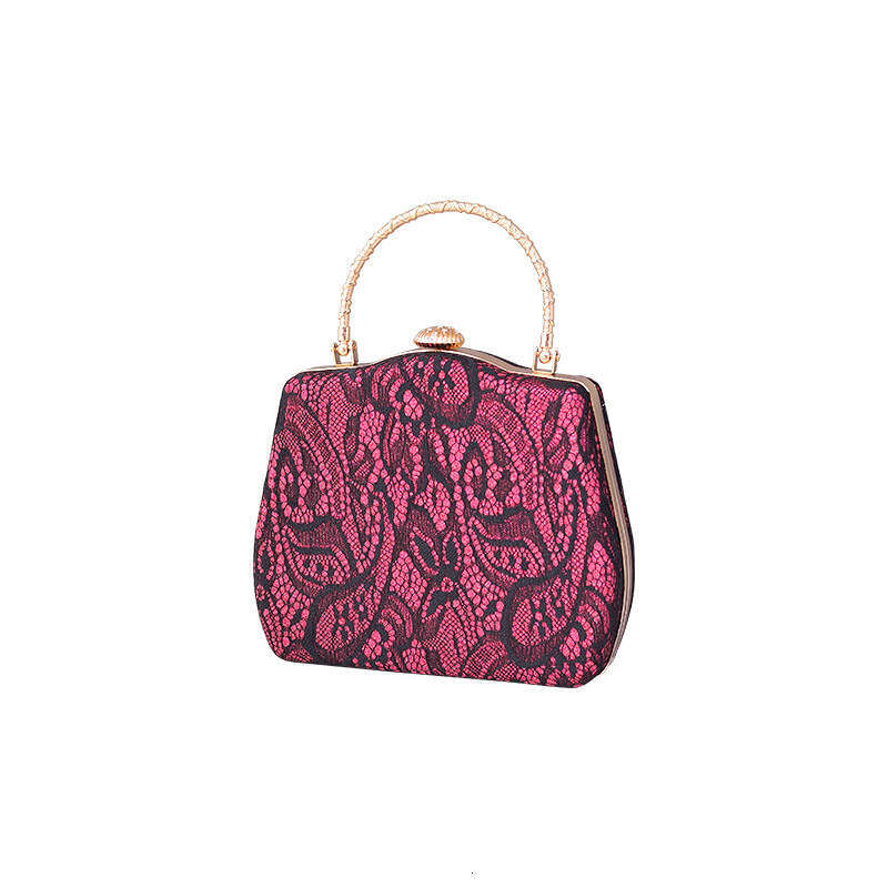 Dinner Bag Lace Dinner Women S Handbag Cheongsam Handmade Diagonal Cross Wedding Banquet Bag Dress Bag KQ