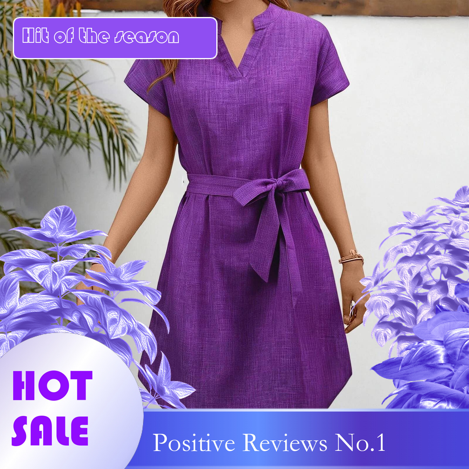 Dongdumaoyi Summer New Style Short Sleeve Dresses V Neck Solid Elegant Dress For Women Outfits Casual A Line Party Midi